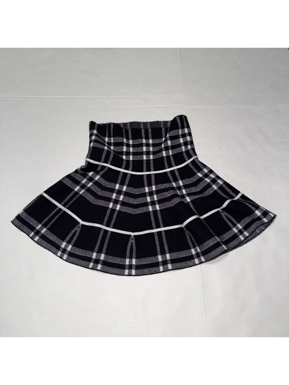 Black Out Plaid skirt Child Size Small